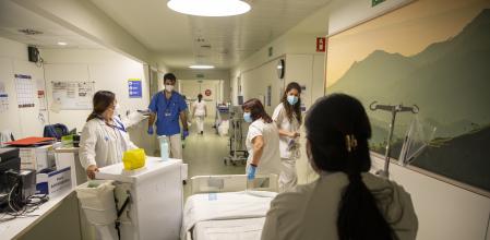 Actividad en el Vall d'Hebron, el mayor hospital de Catalunya&nbsp;&nbsp;