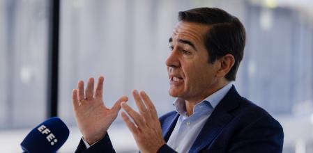 El presidente del BBVA, Carlos Torres,