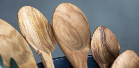 Cucharas den madera de olivo _ Justa la Fusta