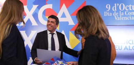 Carlos Mazón en la presentación de la campaña del 9 d'Octubre