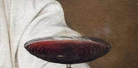 Detalle de 'Baco' de Caravaggio 