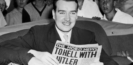 Detalle de una foto de William Patrick Hitler, sobrino de Adolf Hitler, en Nueva York en junio de 1941