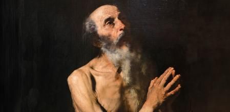 Detalle de 'San Onofrio', c. 1629, José de Ribera, el Españoleto