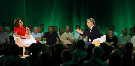 Montero y Zapatero, este sábado