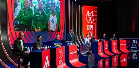 Sorteo de la primera ronda de la Copa del Rey.