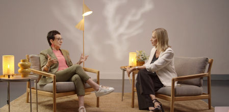 Grabación de la entrevista a Carme Ruscalleda para el videopodcast #FiraConnection, de Fira de Barcelona 