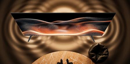 Un televisor de salón equilibrado para disfrutar de streaming, deportes o videojuegos.