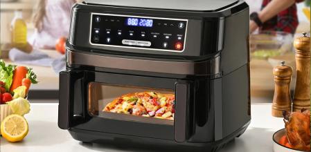 Con un diseño atractivo, multifunción y muy fácil de usar, la EMPHSISM XXL de 12 litros es una freidora de aire que reúne lo mejor de varios electrodomésticos