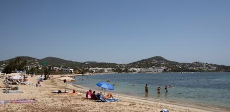La bahía de Talamanca en Ibiza, cerca de donde se halló un cadáver tres días antes