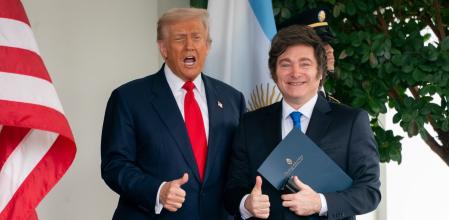 Milei y Trump, en la Casa Blanca