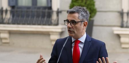 El ministro de la Presidencia y Justicia, Félix Bolaños, este viernes en el Congreso&nbsp;