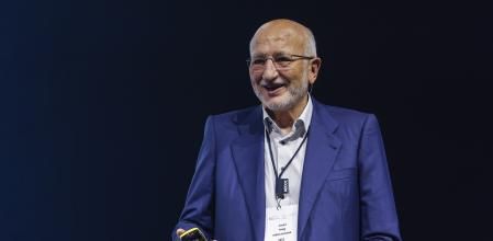 El presidente de Mercadona, Juan Roig, durante el congreso de la asociación de fabricantes y distribuidores AECOC, en el Roig Arena,&nbsp;