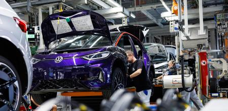Planta de producción de Volkswagen en Zwickau, Alemania