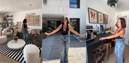 Marina Rivers muestra su casa de Madrid en un vídeo publicado en sus redes sociales.
