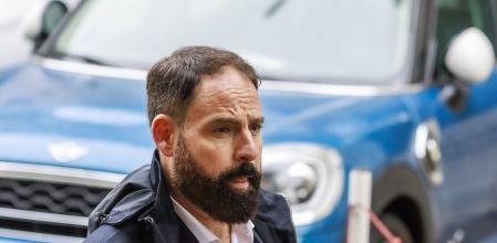 El exgerente del PSOE Mariano Moreno Pavón en el Tribunal Supremo donde está llamado a declarar ante el juez en relación al caso Koldo, este miércoles, en Madrid.