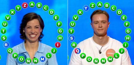 Manu y Rosa son rivales y compañeros en 'Pasapalabra'.