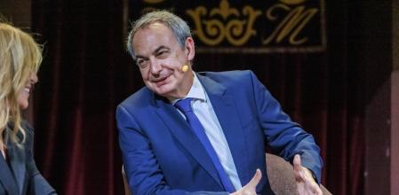 El expresidente del Gobierno José Luis Rodríguez Zapatero en los Desayunos del Ateneo en Madrid&nbsp;