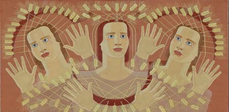 ‘Canto de las espigas’, Maruja Mallo, 1939. Serie “La religión del trabajo”