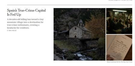 Una imagen del reportaje publicado por 'The New York Times'