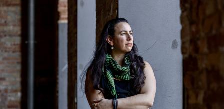 Amal El-Mohtar en la Fabra i Coats durante el 42 Festival de Gèneres Fantàstics de Barcelona