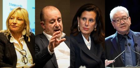 De izquierda a derecha, Laura Cendrós, Jesús Badenes, Ainhoa Grandes y Daniel Martínez de Obregón