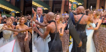 Un fan asalta a Ariana Grande durante el estreno de 'Wicked: for Good' en Singapur