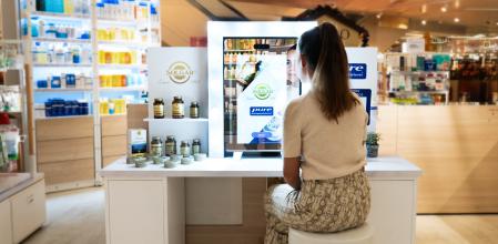 El Smart Mirror está en la zona de parafarmacia de El Corte Inglés