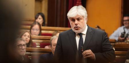 El president del grup de Junts, Albert Batet, al ple del Parlament