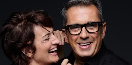 Imagen promocional de Silvia Abril y Andreu Buenafuente que ha enviado a los medios RTVE para anunciar que presentarán las campanadas