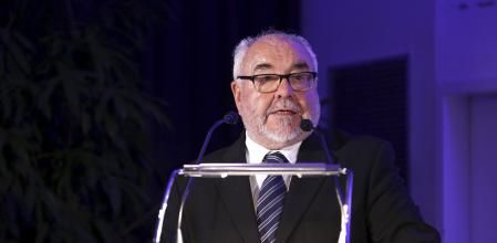 Julio Fernández en la cena de gala de la Asociación de empresarios gallegos en Catalunya en 2014