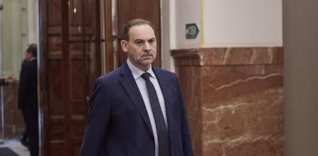El exministro José Luis Ábalos, en el Congreso de los Diputados.&nbsp;