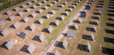 Parque fotovoltaico cerca de El Poal, en el Pla d'Urgell&nbsp;