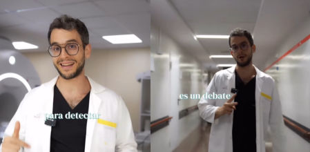 Un médico habla sobre el uso de IA en hospitales.