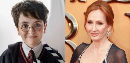 J.K. Rowling visita por primera vez el rodaje de la serie de Harry Potter