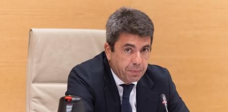El presidente de la Generalitat valenciana en funciones, Carlos Mazón, en el Congreso de los Diputados, a 17 de noviembre de 2025