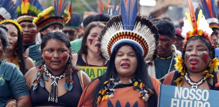 Manifestantes en la conferencia piden justicia climática y respeto a los derechos de las comunidades indígenas&nbsp;