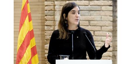 La consellera de Recerca i Universitats, Núria Montserrat&nbsp;