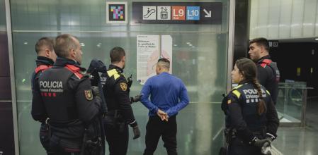 Detención en una estación de metro de l'Hospitalet durante el último dispositivo Kanpai contra la multirreincidencia&nbsp;