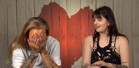 Sandra y Ángel en 'First Dates'