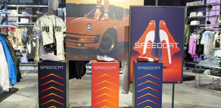 Productos en una tienda de Puma