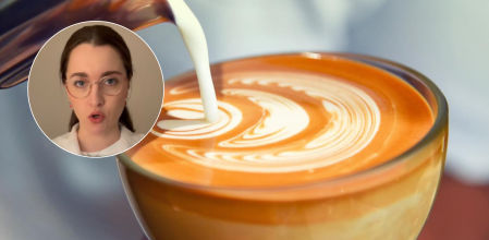 Carolina, bióloga, sobre el café: ''Si te gusta con leche, tienes que saber que las proteínas y la grasa de la leche retrasarán la absorción de la cafeína''