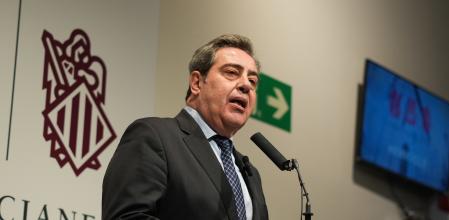 El portavoz de Vox en las Corts Valencianes, José María Llanos,