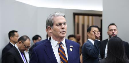 SOUTH KOREA, GYEONGJU - OCTOBER 31, 2025: US Secretary of the Treasury Scott Bessent arrives for the APEC Economic Leaders' Meeting (AELM) as part of the APEC 2025 Summit,Image: 1049381569, License: Rights-managed, Restrictions: * Switzerland And Russia Rights Out *, Model Release: no, Credit line: Valery Sharifulin / Zuma Press / ContactoPhoto
Editorial licence valid only for Spain and 3 MONTHS from the date of the image, then delete it from your archive. For non-editorial and non-licensed use, please contact EUROPA PRESS.