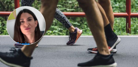 María Jesús, podóloga, sobre la forma de caminar: ''Cuando el pie apoya mal, el cuerpo intenta compensar, provocando fascitis o problemas de rodilla''