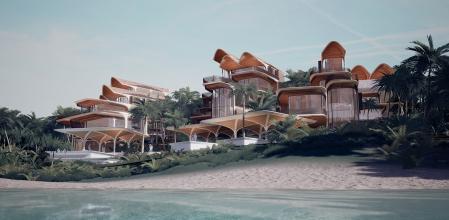 Ubanización futurista en Próspera diseñada por Zaha Hadid architects