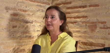 Leticia Poole en un momento del podcast