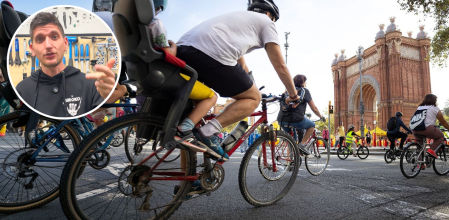 El mecánico Carlos Hidalgo explica el peso máximo que aguantan las bicicletas
