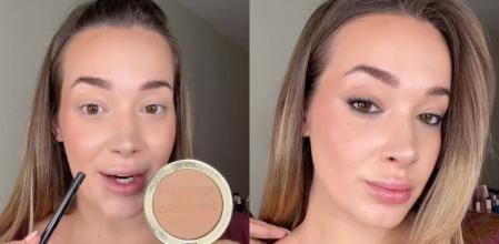 La maquilladora Tina Beauty enseña a realizarse este maquillaje de ojos con solo dos productos