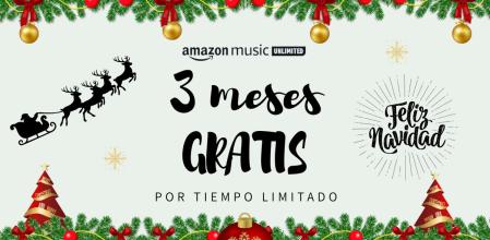 3 meses gratis de Amazon Music Unlimited