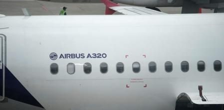 Un avión A320 de Airbus